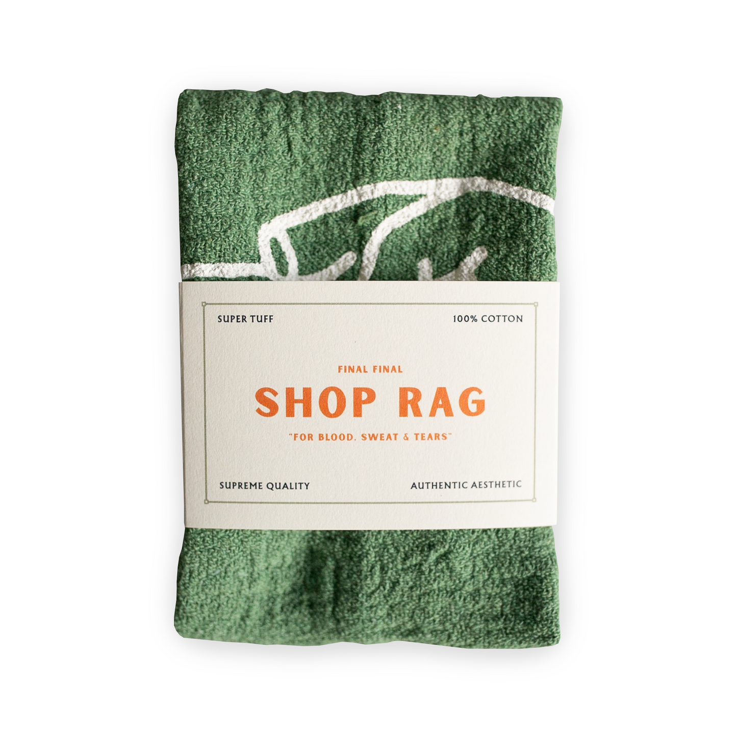 Final Final Shop Rag Green