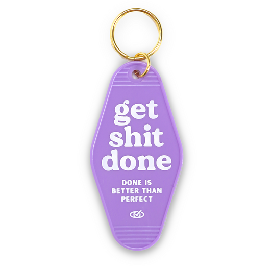 Get Sh*t Done Key Fob Purple