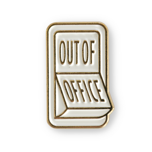 Out of Office Enamel Pin