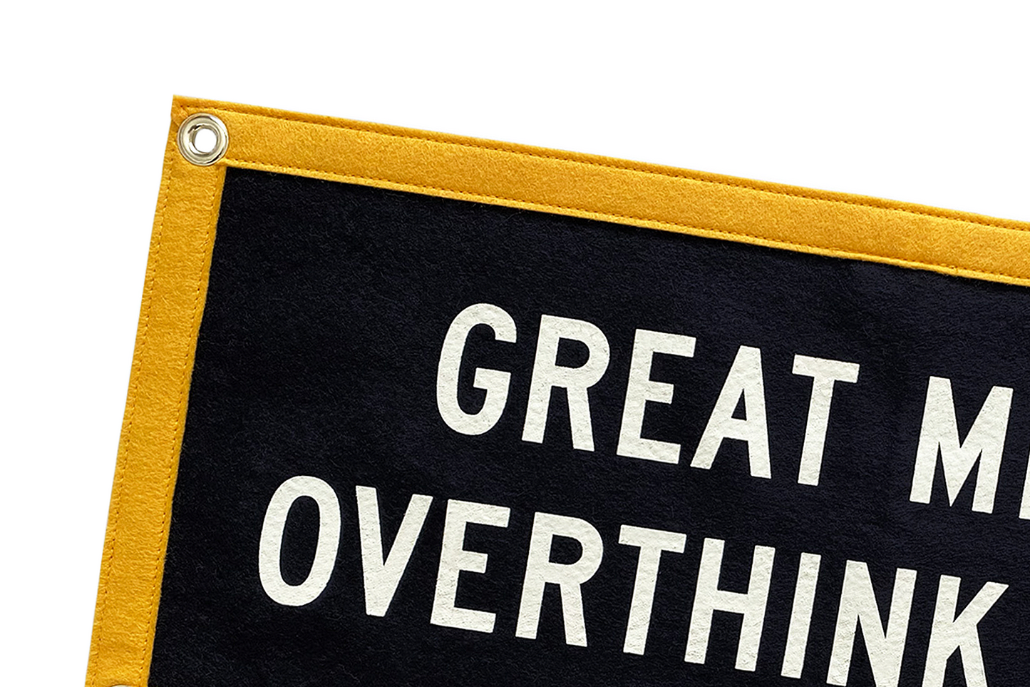 Great Minds Overthink Alike Flag by Oxford Pennant